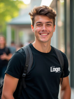 Camiseta algodão personalizável