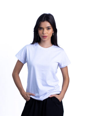 Camiseta Algodão Feminina